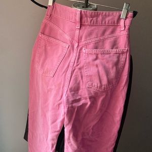 High-Rise Pink Zara Jeans (Size 4)